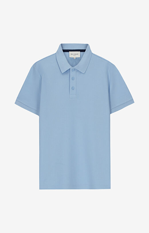 Polo z merceryzowanej bawełny