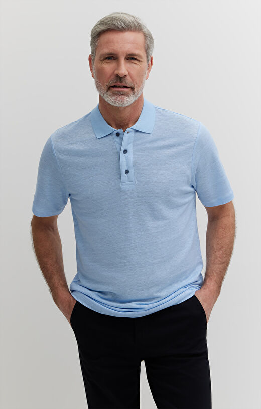 Polo ze strukturalnego lnu