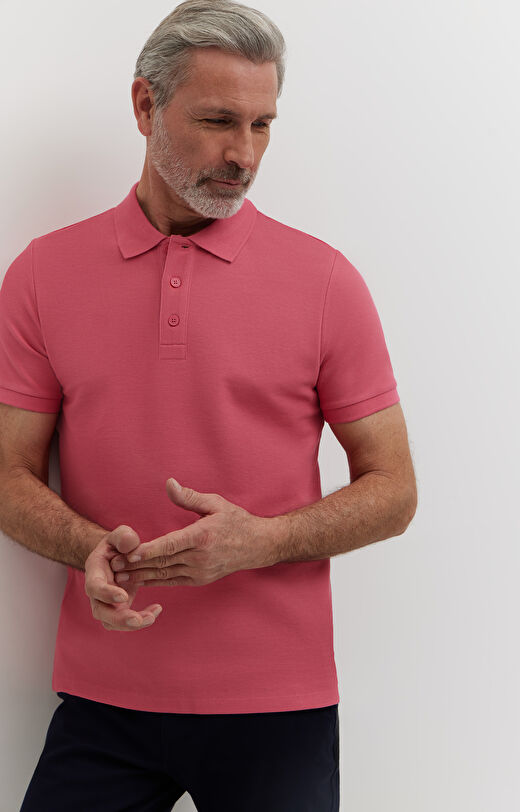 Polo z merceryzowanej bawełny