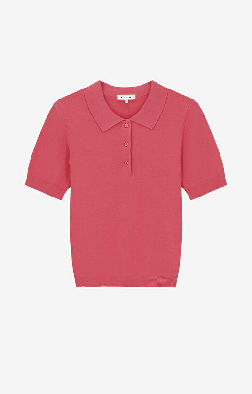 Sweter z kołnierzem polo