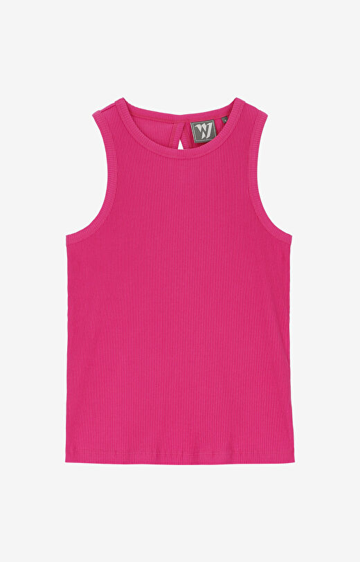 Prążkowany top z bawełną organiczną