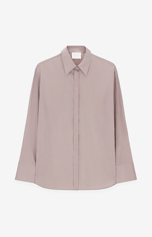 Bawełniana koszula z jedwabiem