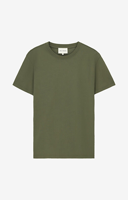 Gładki t-shirt z bawełny organicznej