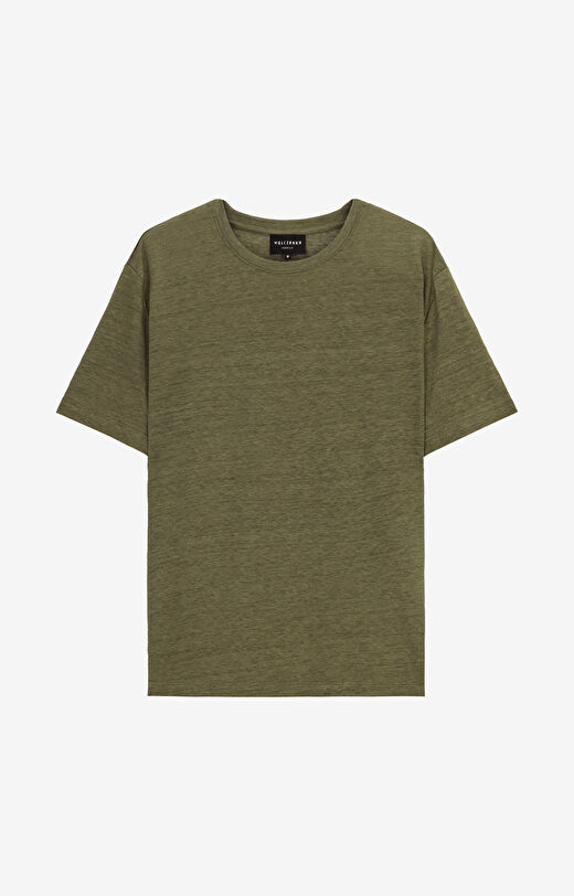Lniany t-shirt
