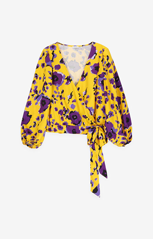 Kopertowa bluzka z lyocellu