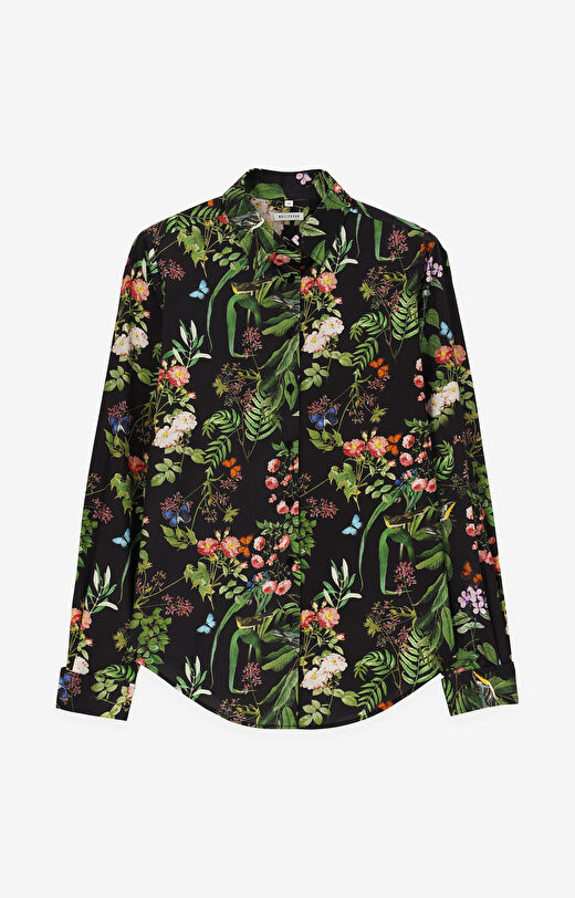 Koszula o luźnej sylwetce w kwiaty