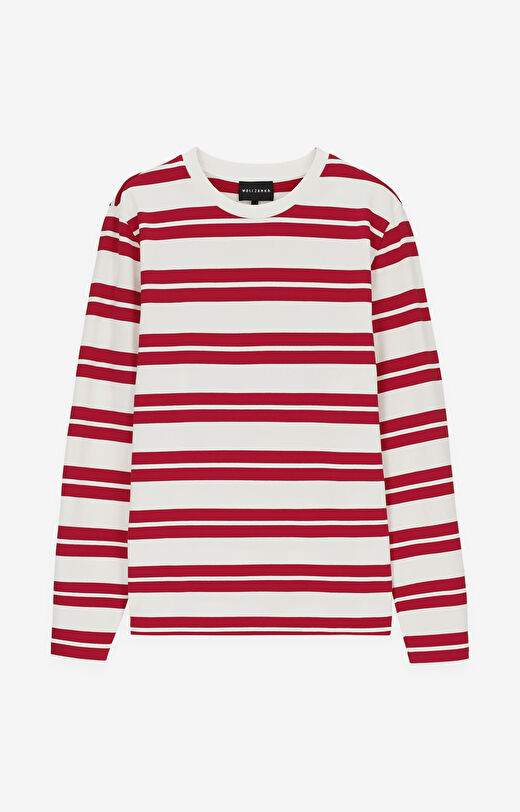 T-shirt z długim rękawem w paski