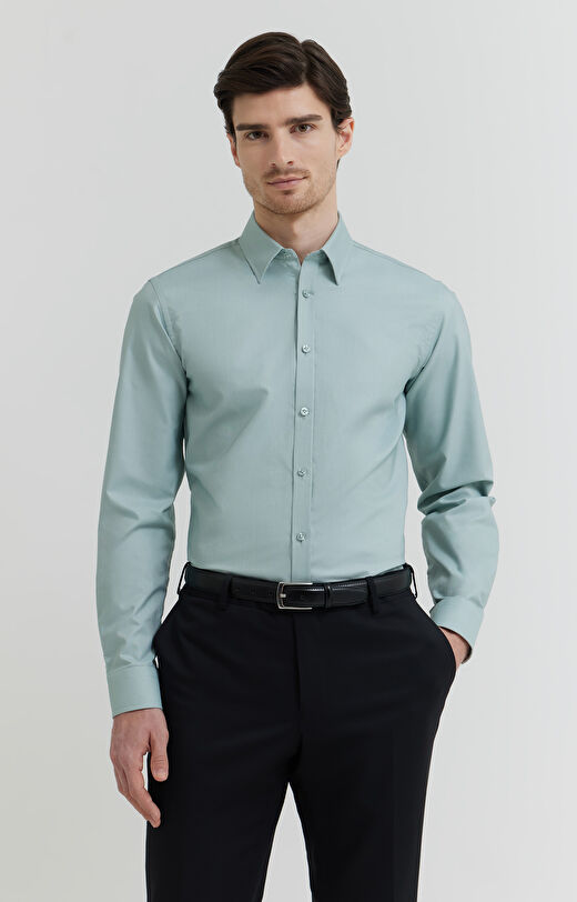 Koszula o splocie oxford