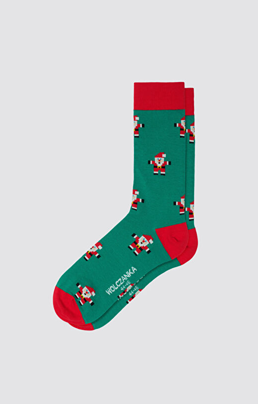 Skarpety w świąteczny wzór