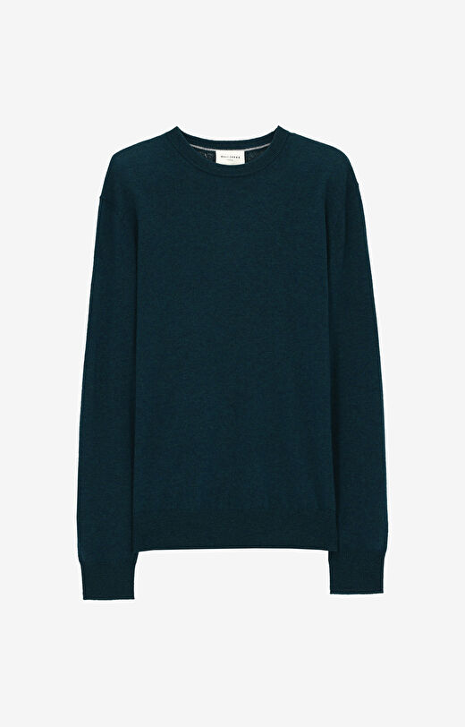 Sweter z melanżowej wełny merino