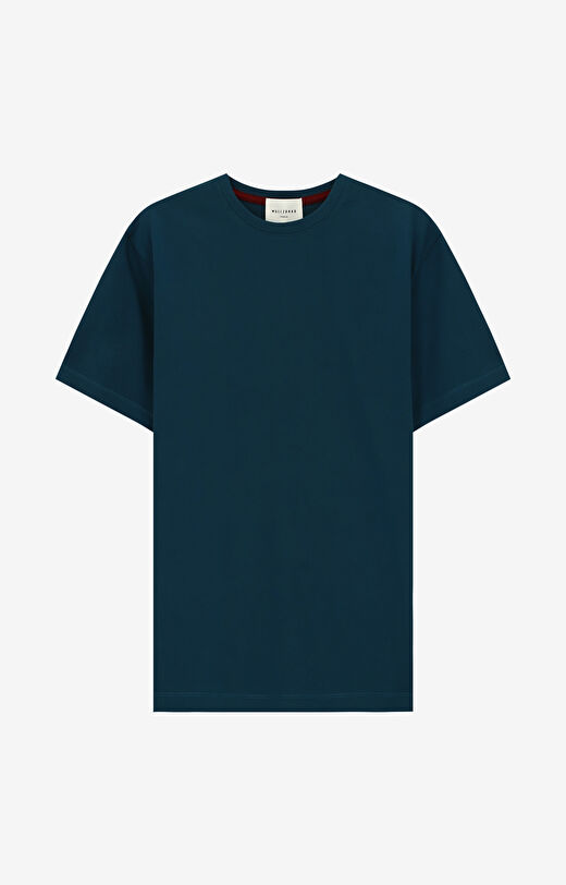 T-shirt z bawełny merceryzowanej