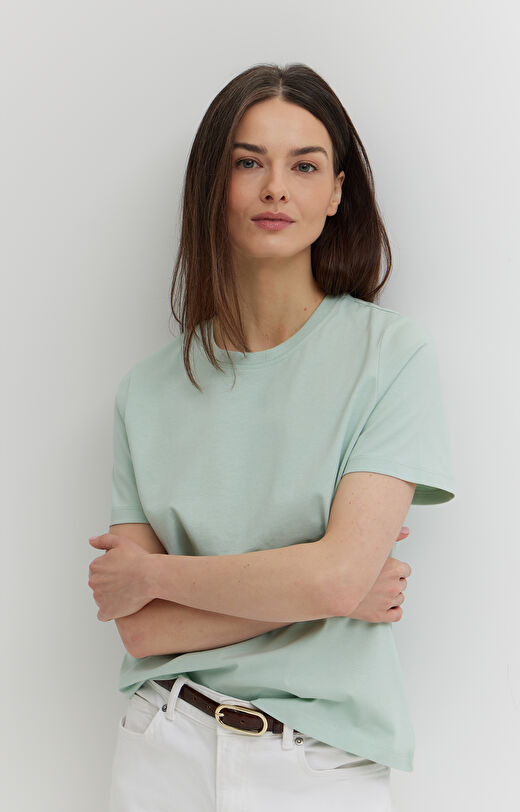 T-shirt regular z bawełny organicznej