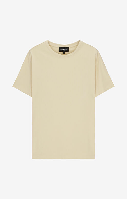 T-shirt z bawełny merceryzowanej