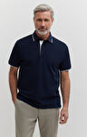 Polo z bawełny merceryzowanej z kontrastem